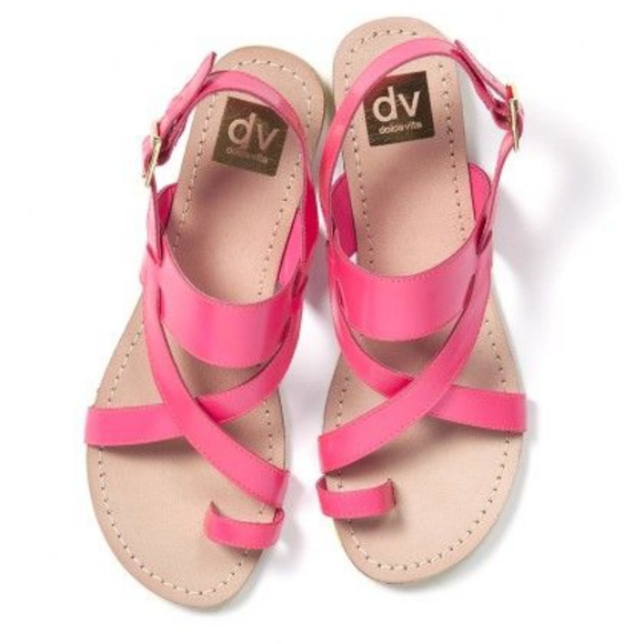 Dolce Vita Shoes - Dolce Vita Pansey Pink Leather Sandals